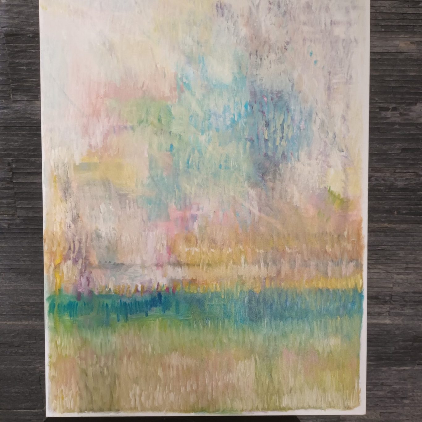Eau- nageuse 6- Huile sur toile- Dim: 61 X 50 cm Eau- nageuse 6- Huile sur toile- Dim: 61 X 50 cm