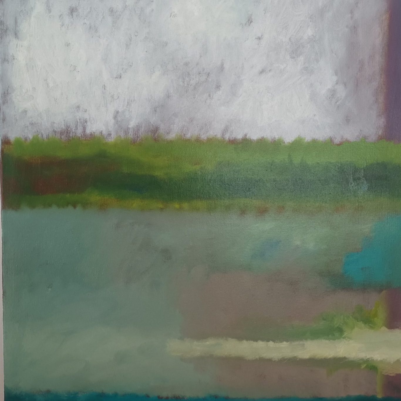 Encre- Huile sur toile - Dim : 61 X 50 cm Encre- Huile sur toile - Dim : 61 X 50 cm