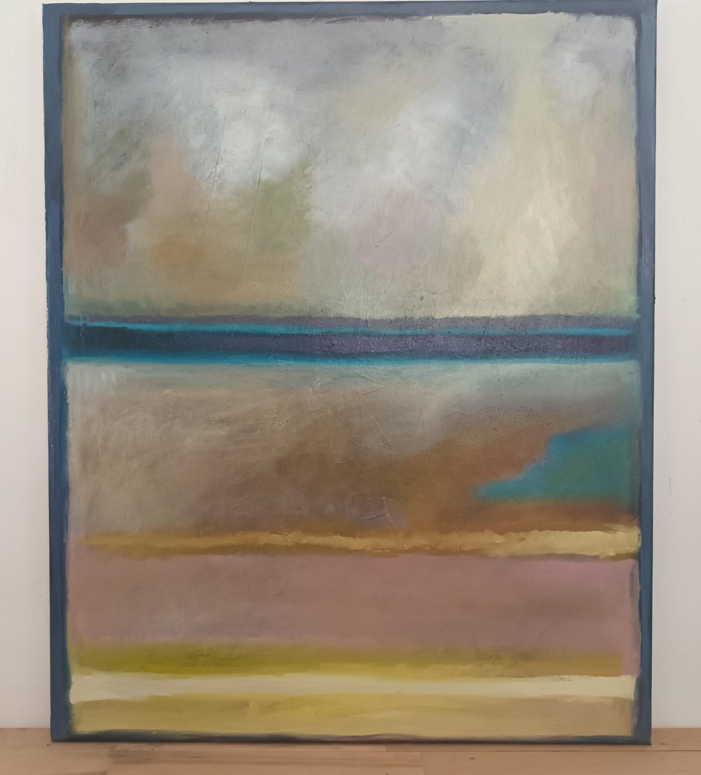 Fragments - ( détail) Huile sur bois- graphite. Zoom tableau fragments- Huile sur bois technique mixte graphite